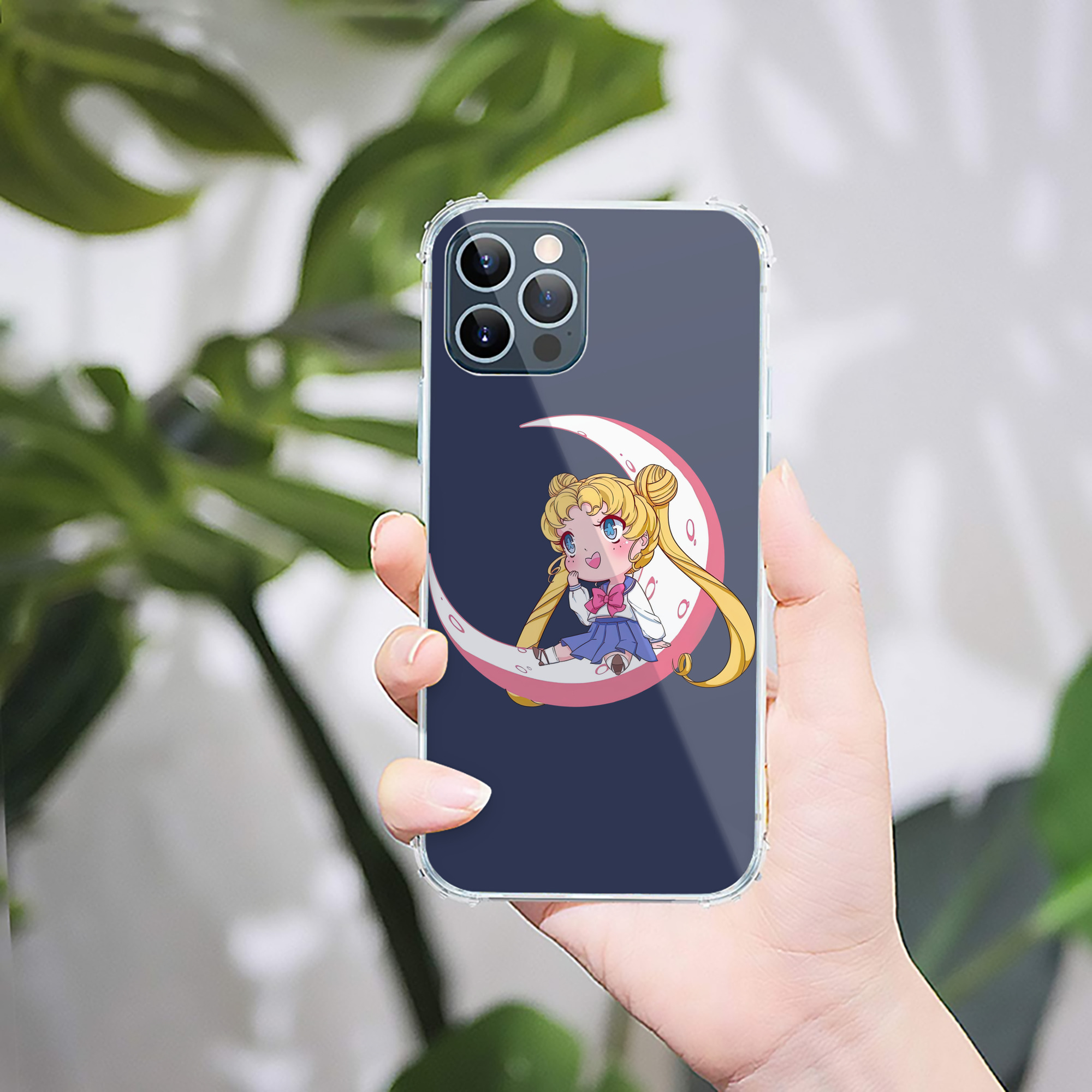 （画像用） 美少女戦士セーラームーン 愛野 美奈子 あいの みなこ Sailor Moon Aino Minako 【iPhone 12シリーズ対応】透明スマホケース（クリアソフトケース）